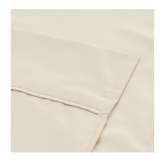 Serta Perfect Sleeper Premium Microfiber Sheet Set - King, Off White Ivory NEW - Picture 2 of 6